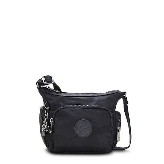 Sacs Crossbody Kipling Gabbie Mini Noir Camouflage | FR 2093AH